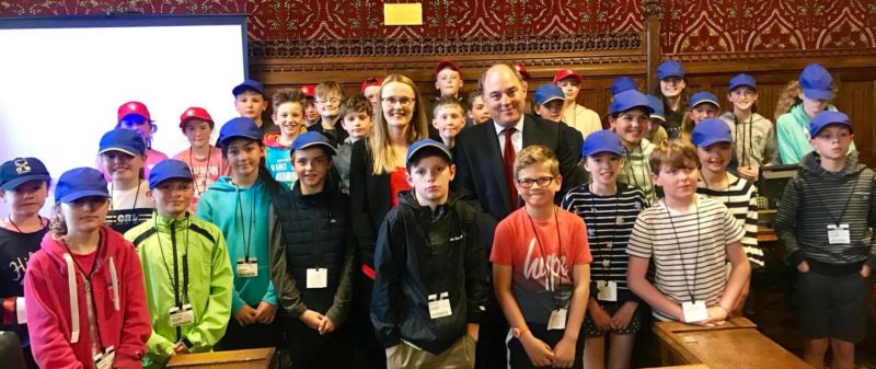Cat Smith School Visit Parliament