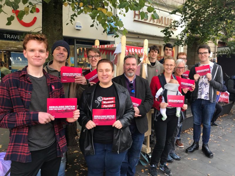 Labour Party activists in Lancaster