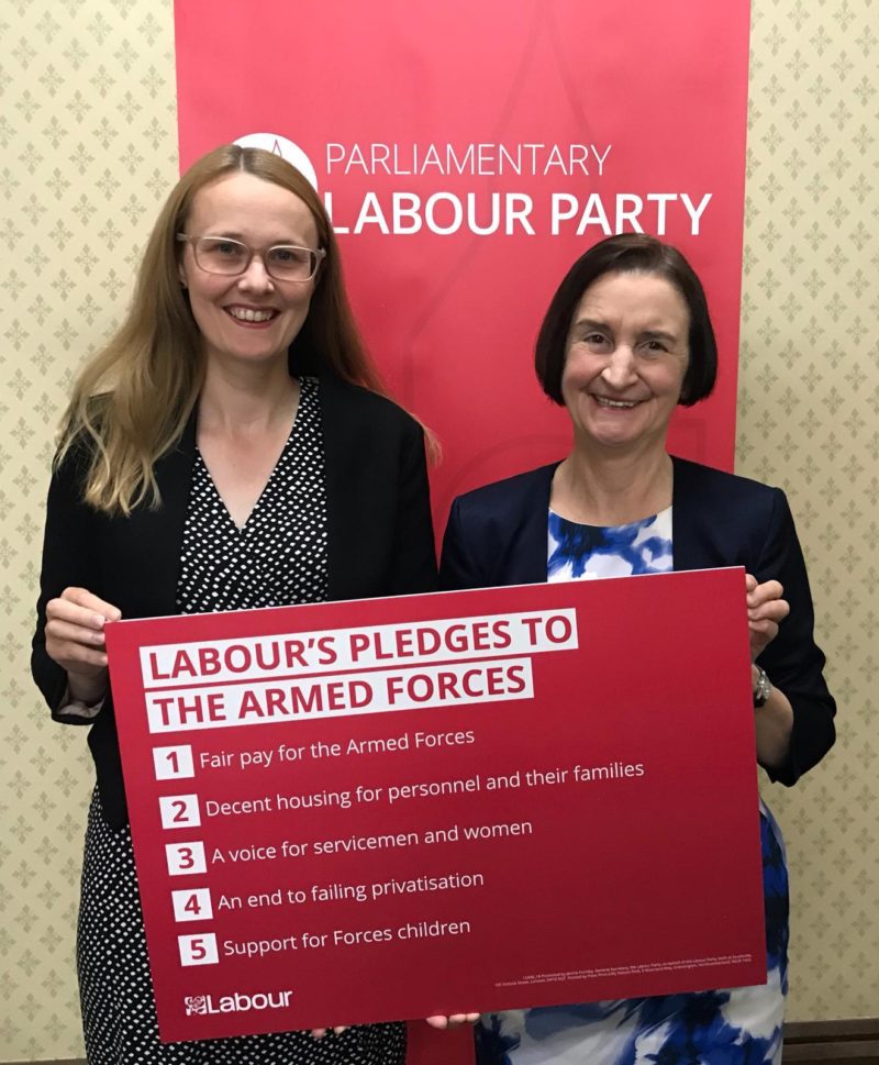 Cat Smith MP with Shadow Defence Secretary Nia Griffth
