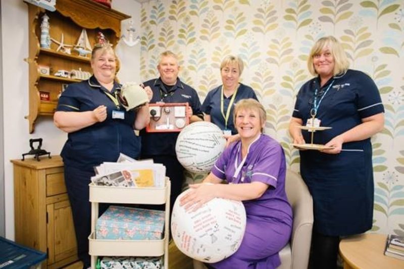Hospital staff were pleased to receive dementia trolleys, memory shops, and memory walls to help patients affected by dementia.