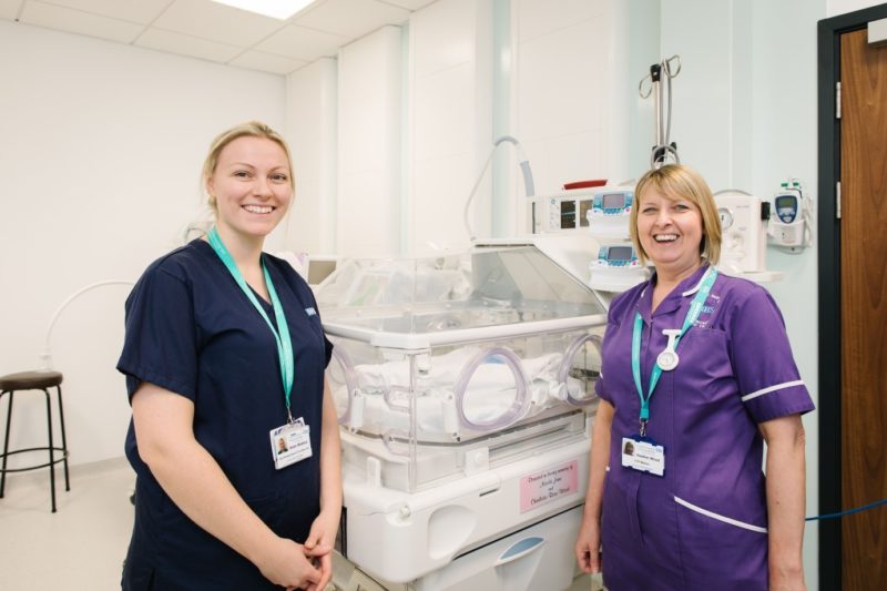 The charity purchased a Giraffe Omnibed for the Special Care Baby Unit costing £35,000, designed to create a seamless healing microenvironment for all poorly babies.