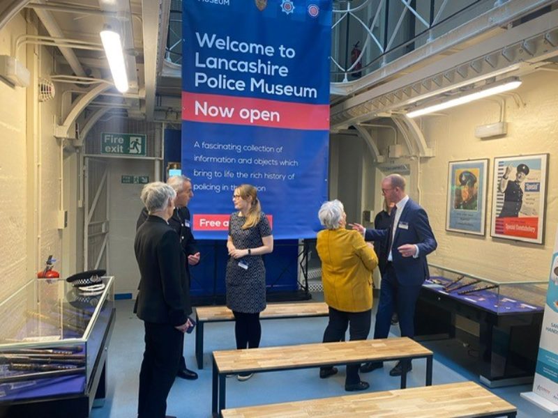 Cat attends the opening of the new police museum