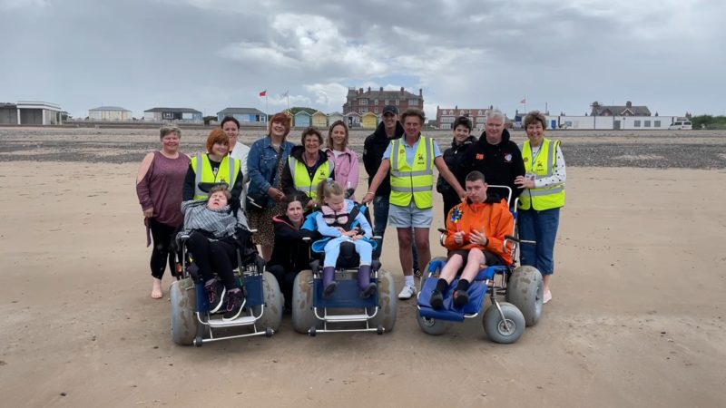 Fleetwood Beach Wheelchairs are among the finalists in the BBC Radio Lancashire Make a Difference Awards 2022.