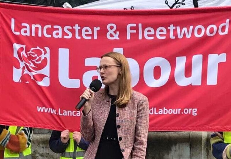 Cat Smith MP Speaking to Crowd