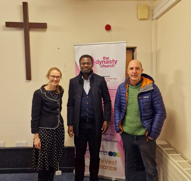 Cat, Rev Ayodele Afuye, and Mike Robinson